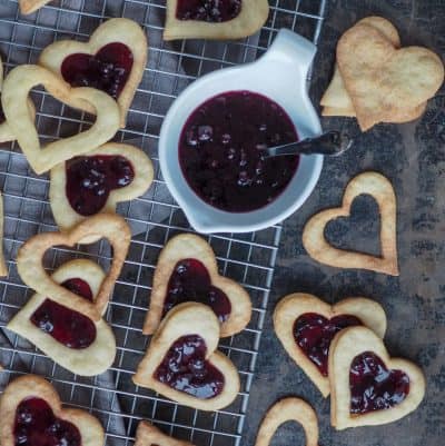 Småkager uden æg med marmelade