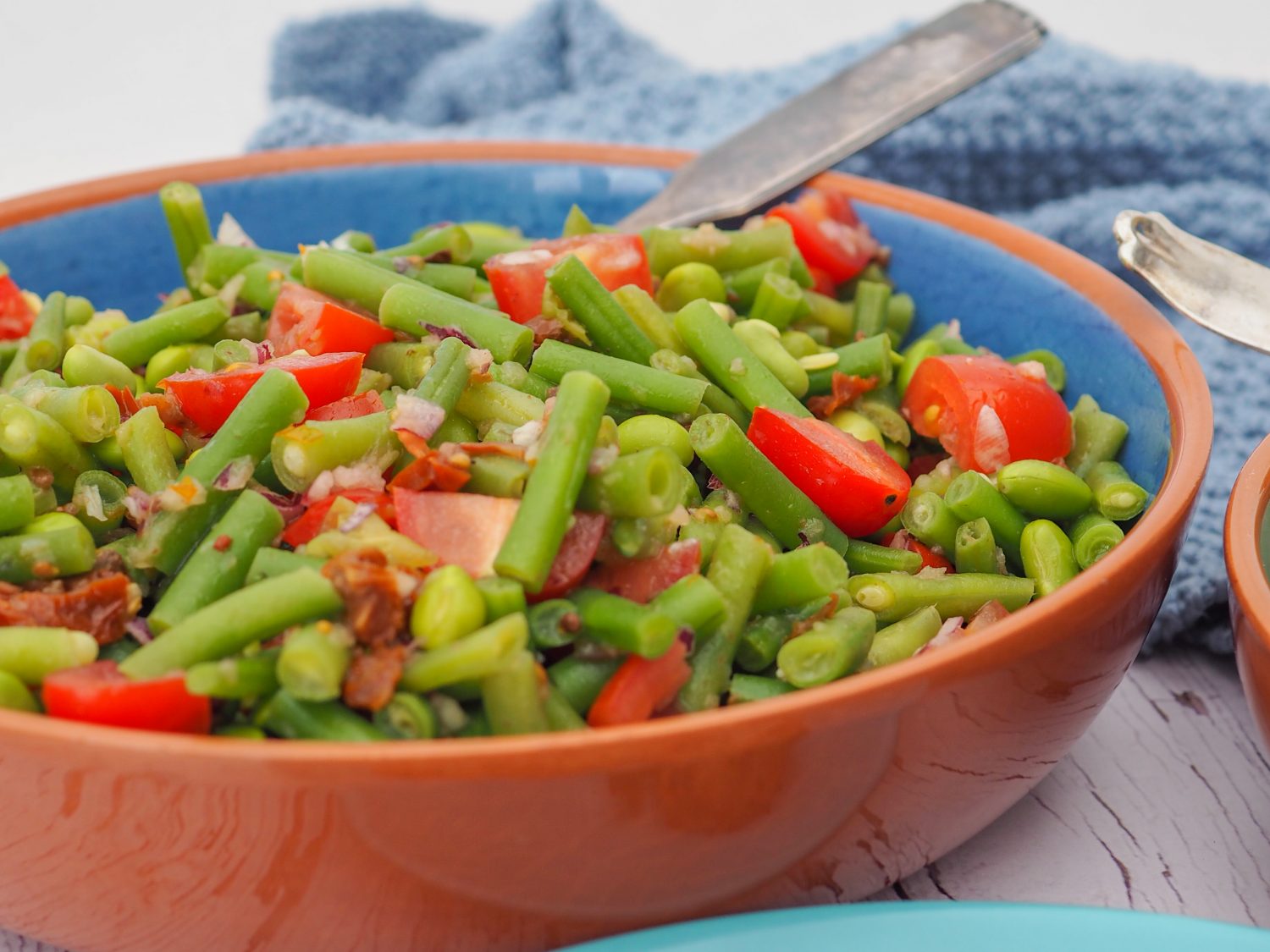 Bønnesalat med edamame bønner