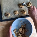 Banan cookies med havregryn