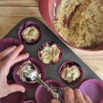 Rabarbermuffins med marcipan