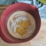 Rabarbermuffins med marcipan